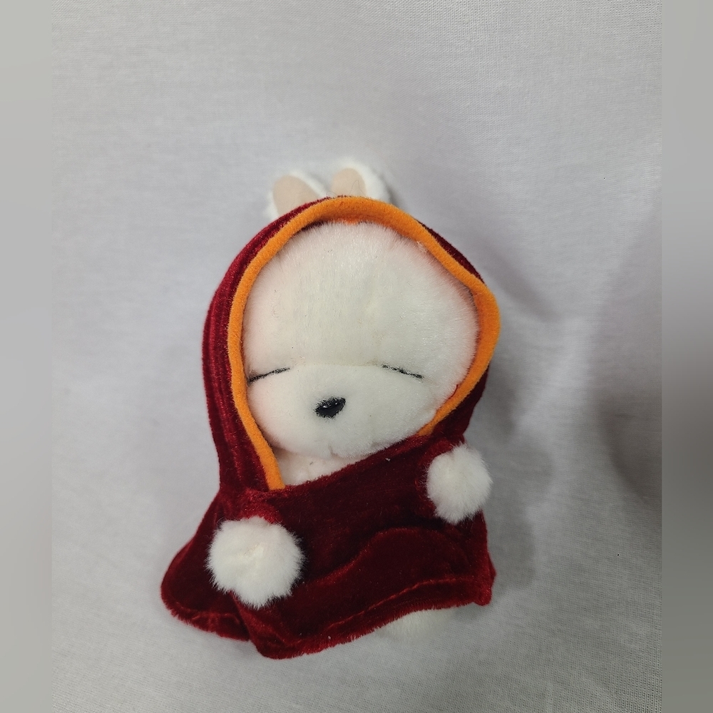 MashiMaro Plush Bunny 6” Red Riding Hood Mashimaro Retired
